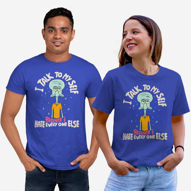 You Are Weird I Like You-Unisex-Basic-Tee-MaxoArt