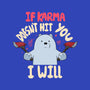If Karma Doesn't Hit You I Will-None-Fleece-Blanket-MaxoArt