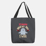 If Karma Doesn't Hit You I Will-None-Basic Tote-Bag-MaxoArt