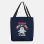 If Karma Doesn't Hit You I Will-None-Basic Tote-Bag-MaxoArt