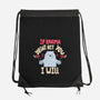 If Karma Doesn't Hit You I Will-None-Drawstring-Bag-MaxoArt