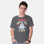 If Karma Doesn't Hit You I Will-Mens-Basic-Tee-MaxoArt