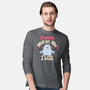 If Karma Doesn't Hit You I Will-Mens-Long Sleeved-Tee-MaxoArt