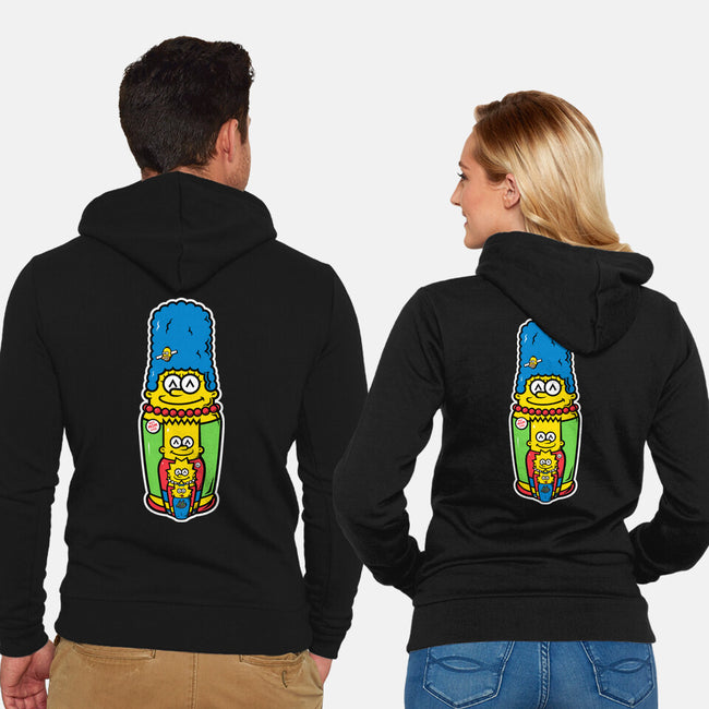 Matryoshka Mom-Unisex-Zip-Up-Sweatshirt-krisren28