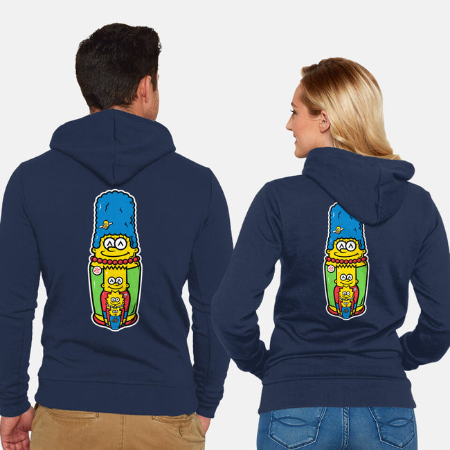 Matryoshka Mom-Unisex-Zip-Up-Sweatshirt-krisren28
