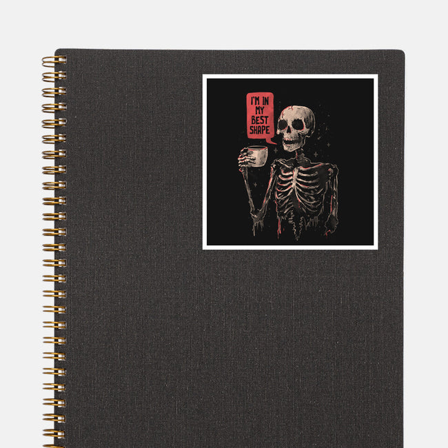 In My Best Shape-None-Glossy-Sticker-eduely