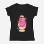 Anything Lamp-Womens-V-Neck-Tee-Arigatees