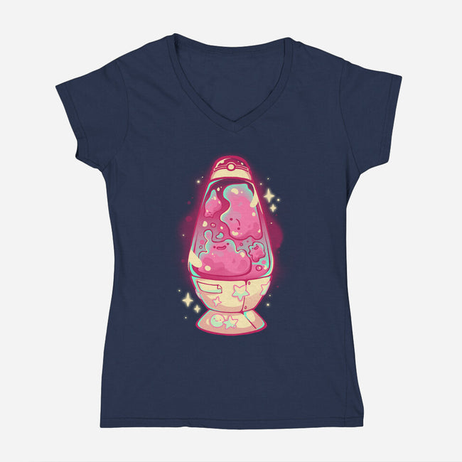 Anything Lamp-Womens-V-Neck-Tee-Arigatees