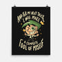 Fool Of Myself Trick-None-Matte-Poster-Arigatees