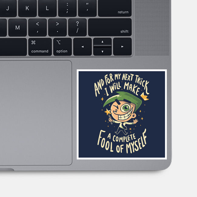 Fool Of Myself Trick-None-Glossy-Sticker-Arigatees