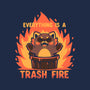 Everything Is A Trash Fire-Mens-Long Sleeved-Tee-TechraNova