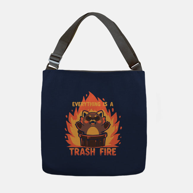 Everything Is A Trash Fire-None-Adjustable Tote-Bag-TechraNova
