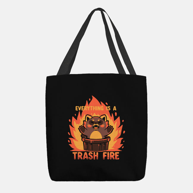Everything Is A Trash Fire-None-Basic Tote-Bag-TechraNova