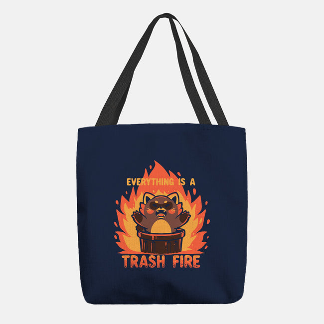 Everything Is A Trash Fire-None-Basic Tote-Bag-TechraNova