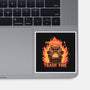 Everything Is A Trash Fire-None-Glossy-Sticker-TechraNova
