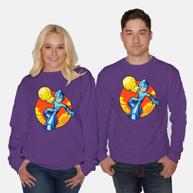 Super Cannon-Unisex-Crew Neck-Sweatshirt-nickzzarto