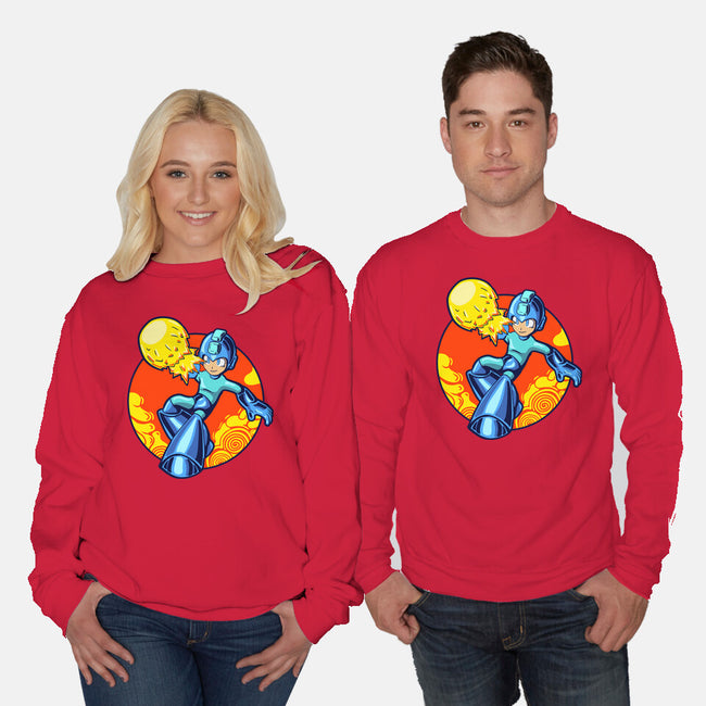 Super Cannon-Unisex-Crew Neck-Sweatshirt-nickzzarto
