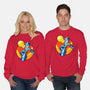 Super Cannon-Unisex-Crew Neck-Sweatshirt-nickzzarto