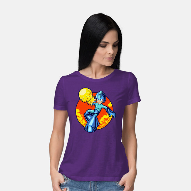 Super Cannon-Womens-Basic-Tee-nickzzarto