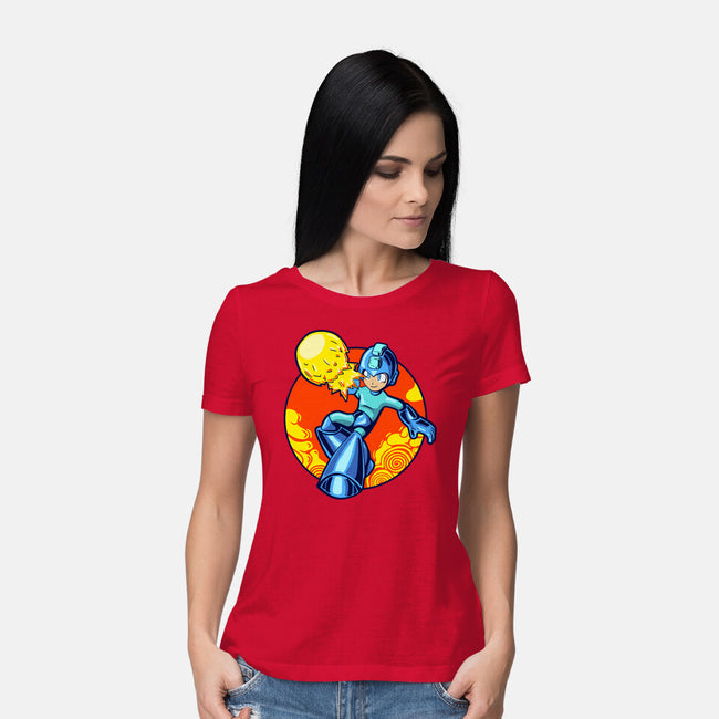 Super Cannon-Womens-Basic-Tee-nickzzarto