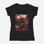 Hell’s Arcade-Womens-V-Neck-Tee-Heyra Vieira