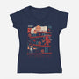 Hell’s Arcade-Womens-V-Neck-Tee-Heyra Vieira