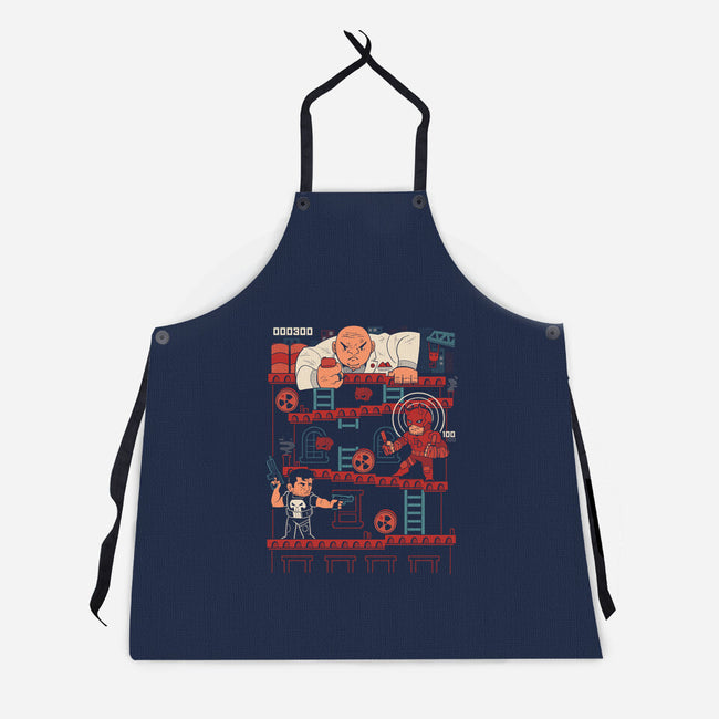 Hell’s Arcade-Unisex-Kitchen-Apron-Heyra Vieira