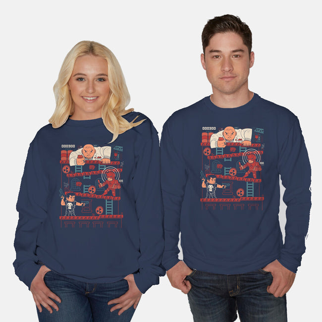 Hell’s Arcade-Unisex-Crew Neck-Sweatshirt-Heyra Vieira