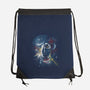 Riding Meteorites-None-Drawstring-Bag-zascanauta