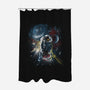 Riding Meteorites-None-Polyester-Shower Curtain-zascanauta
