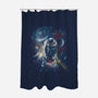 Riding Meteorites-None-Polyester-Shower Curtain-zascanauta