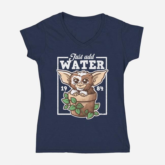 Just Add Water-Womens-V-Neck-Tee-NemiMakeit