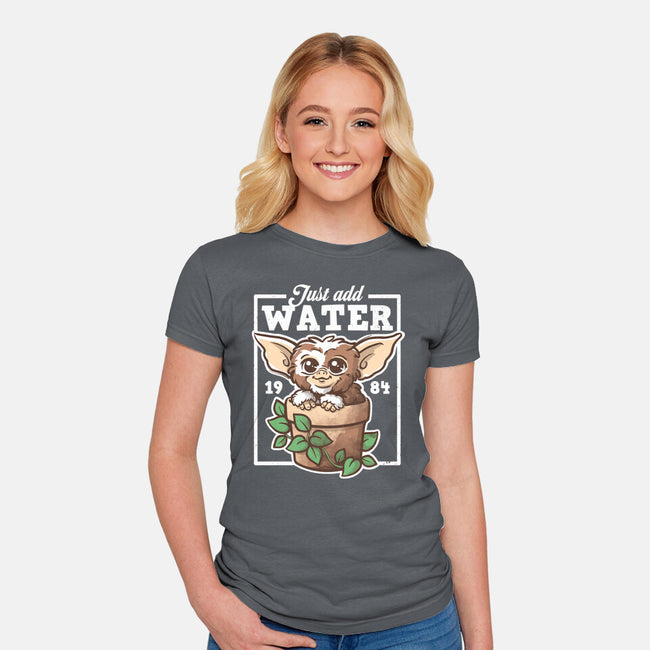 Just Add Water-Womens-Fitted-Tee-NemiMakeit
