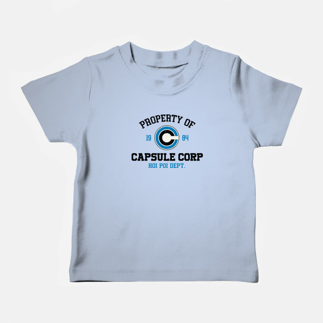 Property Of Capsule Corp-Baby-Basic-Tee-Melonseta