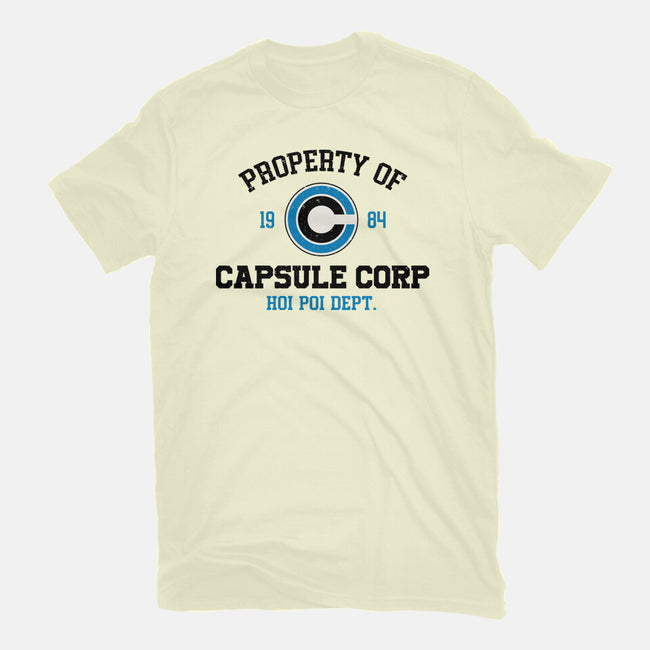 Property Of Capsule Corp-Mens-Basic-Tee-Melonseta