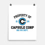 Property Of Capsule Corp-None-Matte-Poster-Melonseta