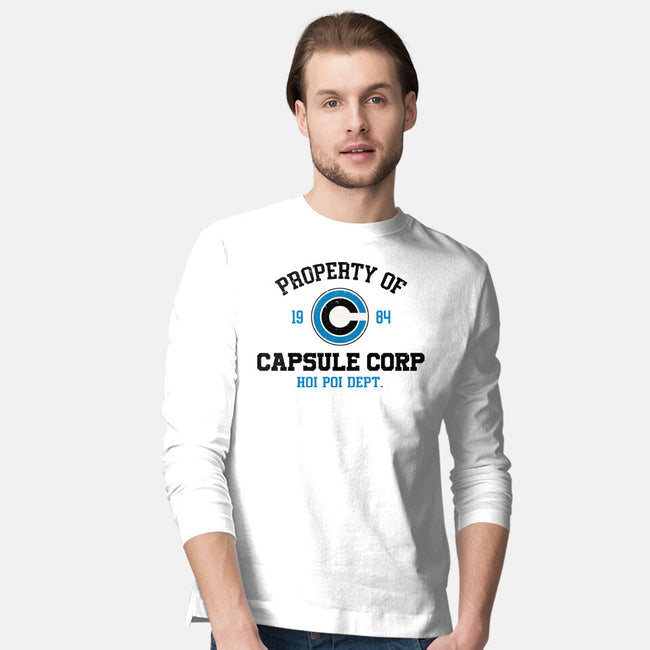 Property Of Capsule Corp-Mens-Long Sleeved-Tee-Melonseta