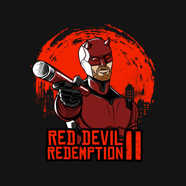 Red Devil Redemption-Womens-Fitted-Tee-joerawks