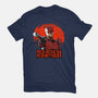 Red Devil Redemption-Womens-Fitted-Tee-joerawks