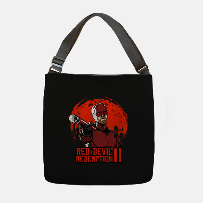 Red Devil Redemption-None-Adjustable Tote-Bag-joerawks