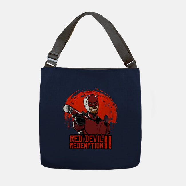 Red Devil Redemption-None-Adjustable Tote-Bag-joerawks