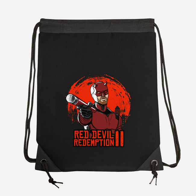 Red Devil Redemption-None-Drawstring-Bag-joerawks