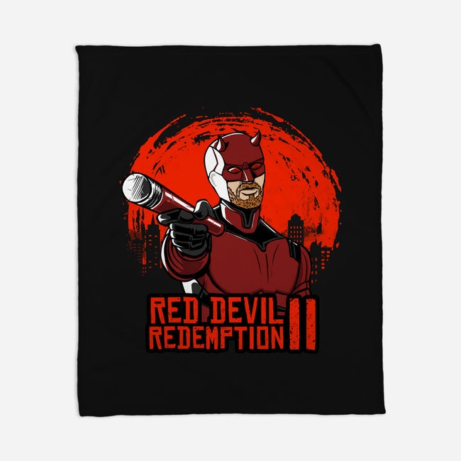 Red Devil Redemption-None-Fleece-Blanket-joerawks