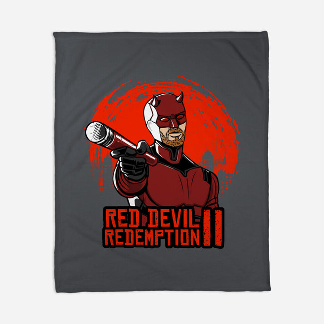 Red Devil Redemption-None-Fleece-Blanket-joerawks