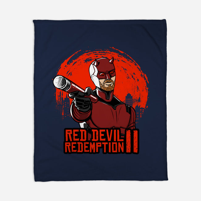 Red Devil Redemption-None-Fleece-Blanket-joerawks