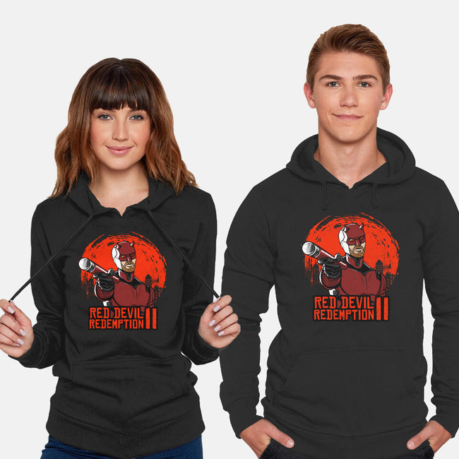 Red Devil Redemption-Unisex-Pullover-Sweatshirt-joerawks
