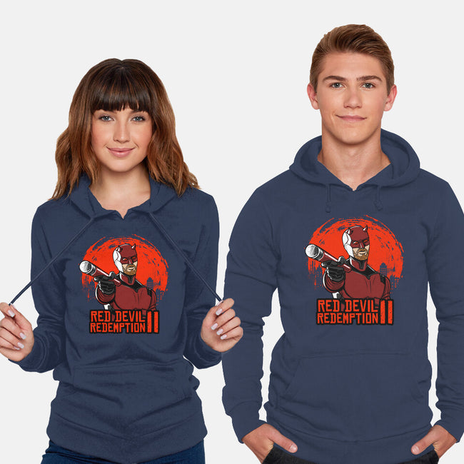Red Devil Redemption-Unisex-Pullover-Sweatshirt-joerawks