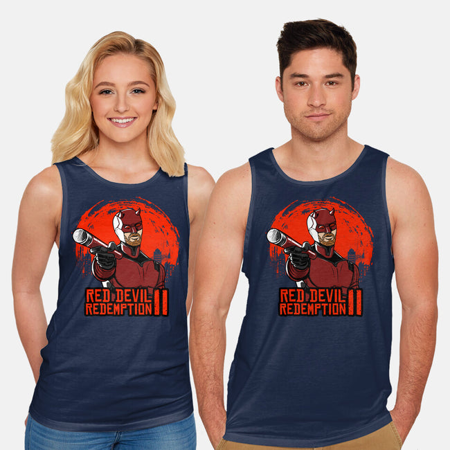 Red Devil Redemption-Unisex-Basic-Tank-joerawks