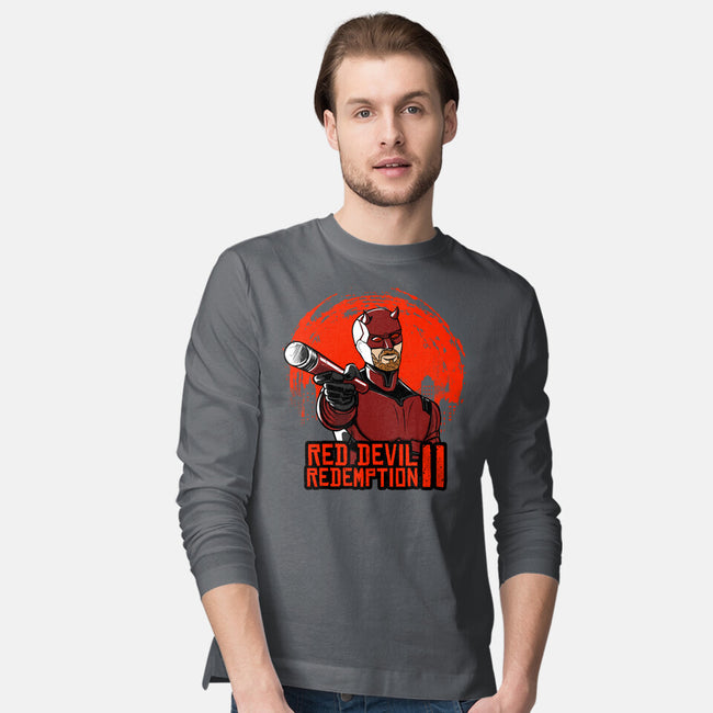 Red Devil Redemption-Mens-Long Sleeved-Tee-joerawks