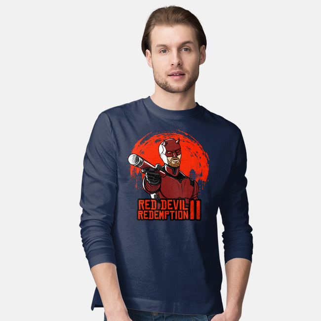 Red Devil Redemption-Mens-Long Sleeved-Tee-joerawks